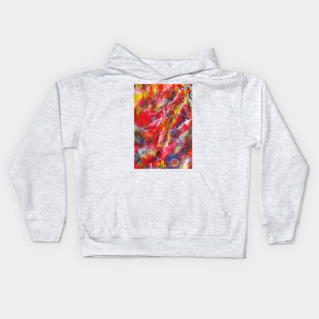 Melted Skittles Kids Hoodie by Rich Jam69